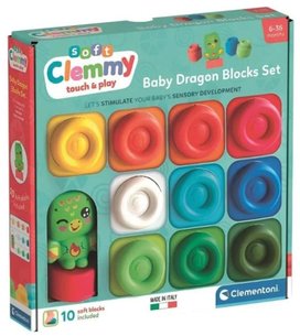 Soft Clemmy Sada 10 měkkých kostek