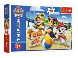Puzzle Tlapková patrola Čtyři tlapky 30 dílků
