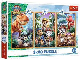 Puzzle Tlapková patrola Dinosauří film Hrdinové