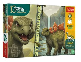 Puzzle Dino World Stegosaurus 100 dílků
