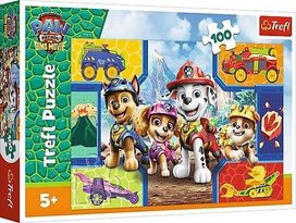 Puzzle Tlapková patrola Dinosauří film Štěňata a dinosauři