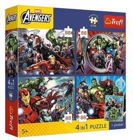 Puzzle Premium Plus Kids Avengers Hrdinové kolem nás