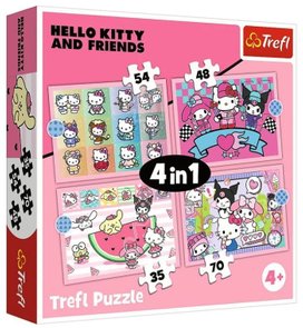 Puzzle Hello Kitty a přátelé Sladké dobrodružství