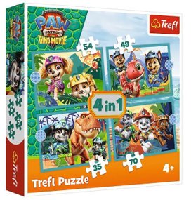 Puzzle Tlapková patrola Dinosauří film