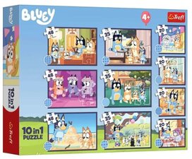 Puzzle Bluey Příběh Blueyho MEGA PACK 10v1