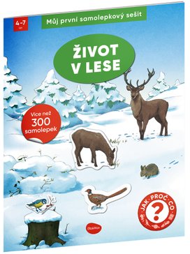 Můj první samolepkový sešit Život v lese