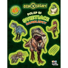 Dolep si svietiace samolepky Dinosaury